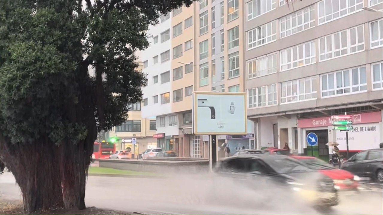 Lluvia en A Coruña