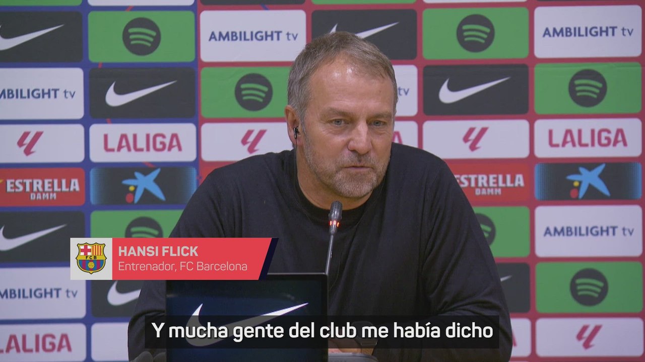 Flick: "Estoy orgulloso de la afición y los jugadores"