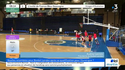 Audrey Lacroix, nouvelle présidente de Basket Landes