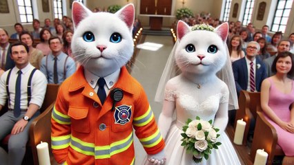 Kitten Accidentally Sets House on Fire!  A Hilarious Cat Adventure #cat #cute #ai #catlover