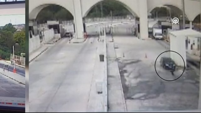 Sınır kapısında polise satırla saldıran Yunan sürücü tutuklandı