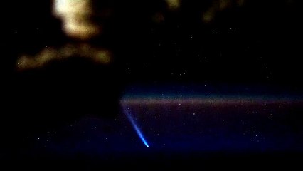 Astronautas da Estação Espacial captaram perspetiva única de cometa