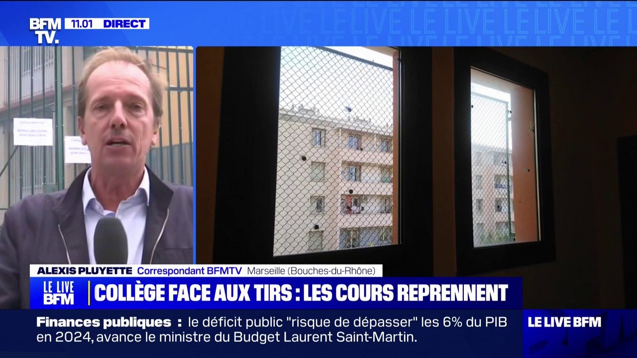Collège ciblé par des tirs à Marseille: les cours vont reprendre à 13h30 avec une présence policière pérennisée