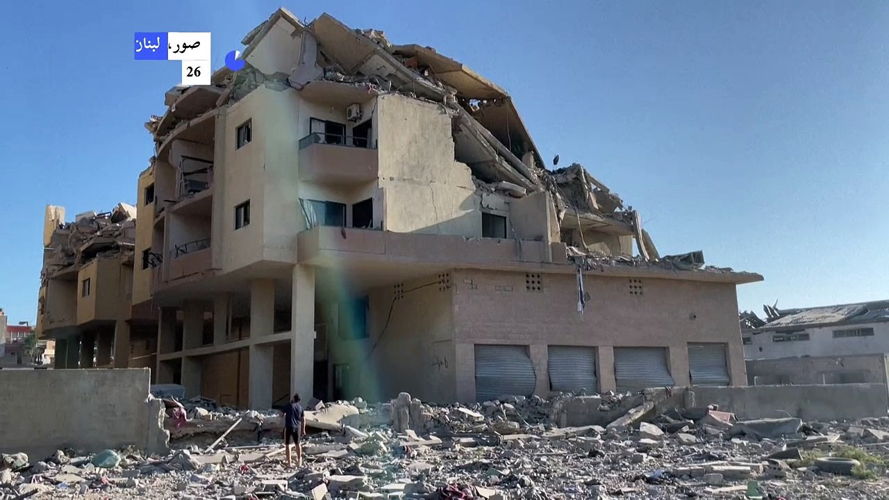 قصف إسرائيلي على مدينة صور في جنوب لبنان