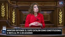 Montero defiende el cupo catalán como constitucional e insta al PP a un acuerdo