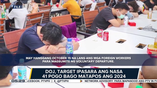 DOJ, target ipasasara ang nasa 41 POGO bago matapos ang 2024