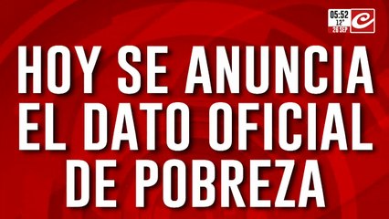 Gran expectativa por los números de pobreza que anunciará el INDEC