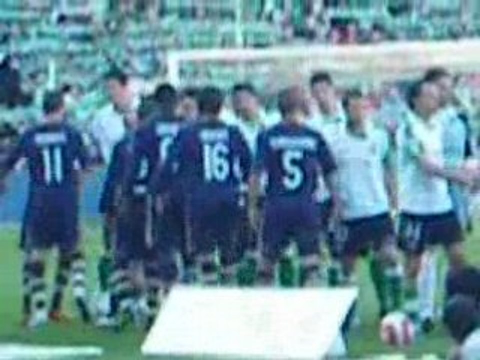 Santander-Real Madrid entrée des joueurs