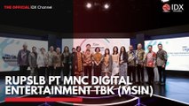 RUPSLB PT MNC Digital Entertainment Tbk (MSIN)