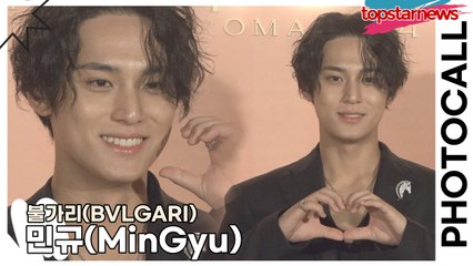 세븐틴(SEVENTEEN) 민규(MinGyu), 그림자마저도 잘생긴 민규의 아름다운 미모(‘불가리’ 포토월) [TOP영상]