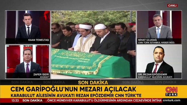 Karabulut ailesinin avukatı CNN TÜRK'te: Cem Garipoğlu'nun mezarı açılacak!