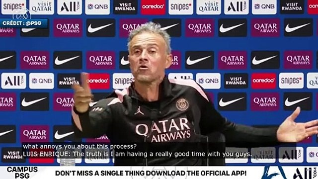 PSG : le message piquant de Luis Enrique aux journalistes