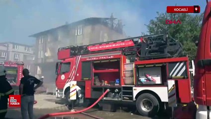 Tải video: Kocaeli'de kömürlükte çıkan yangın 2 katlı binaya sıçradı