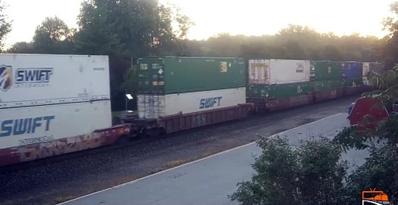 Two freight train