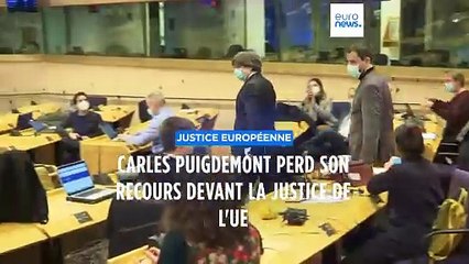 La justice européenne rejette le recours de Carles Puigdemont pour être considéré député européen
