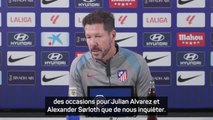 Atlético - Simeone pas inquiet concernant Alvarez et Sørloth