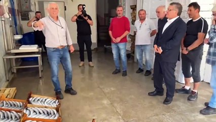 VALİ ÖZARSLAN BALIK MEZATI'NDA!