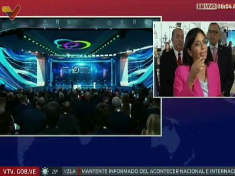 Vpdta. Delcy Rodríguez resalta el replanteamiento energético de Rusia a pesar de las sanciones