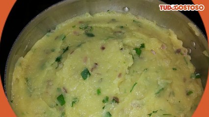 Purê de batata temperado