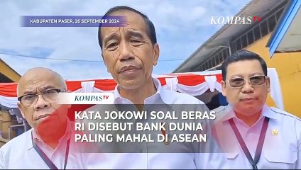 Respons Jokowi soal Harga Beras RI Disebut Termahal di ASEAN
