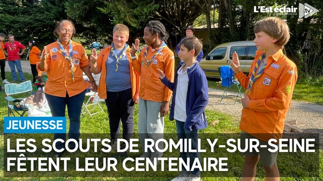 Week-end de rentrée pour les scouts de Romilly et célébration des 100 ans du mouvement dans la ville