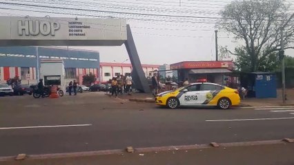 Suspeito de cometer furto em residência é detido em frente ao HUOP