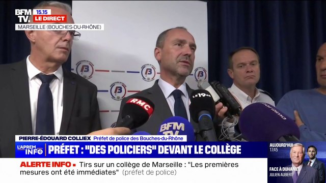 Collège criblé de balles de plomb à Marseille: la police sera présente tant que nécessaire , assure Pierre-Édouard Colliex (préfet de police)