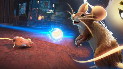 Im Abenteuer The Ghost and the Mouse bringt ihr als mutiger Nager den Menschen das Licht zurück