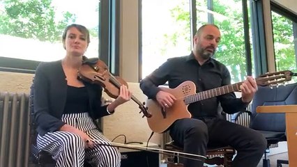 Chitarra e violino musica per il rito civile