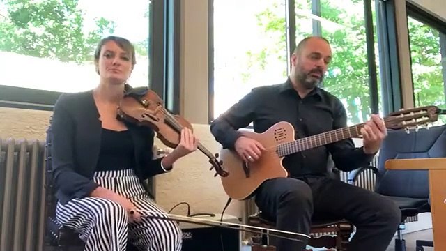 Chitarra e violino musica per il rito civile