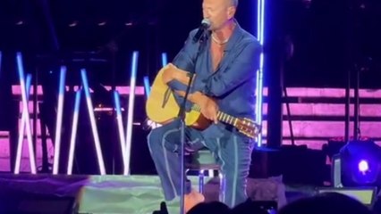 Ramazzotti va a vedere il concerto di Antonacci al Vittoriale e Biagio canta per lui "Adesso tu"