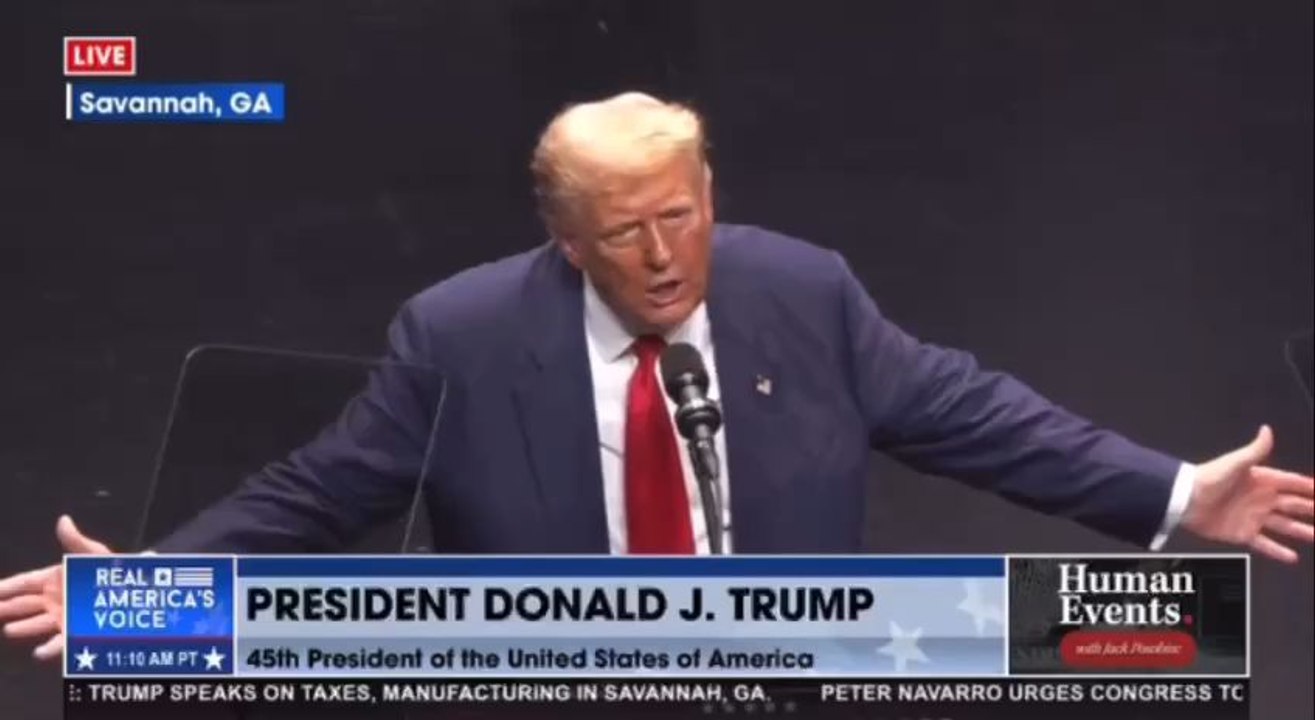 Le président Trump : « J’ai abandonné beaucoup de choses, mais cela ne me dérange pas d’abandonner, car nous allons rendre notre pays meilleur que jamais auparavant »