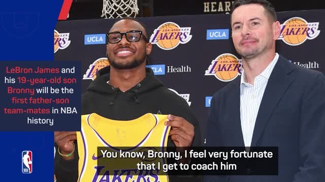 Coaching LeBron and Bronny won't be a challenge for Redick