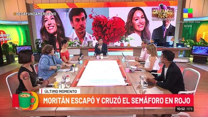 Separado de Pampita, Roberto García Moritán se escapó de un periodista y cruzó el semáforo en rojo