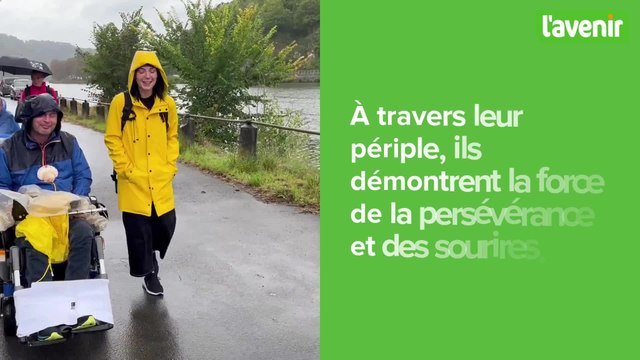 Trois résidents de Namur polyhandicapés suivent les chemins de Saint-Jacques de Compostelle : « On est capable de tout »