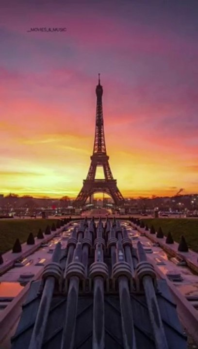Paris beautiful location video