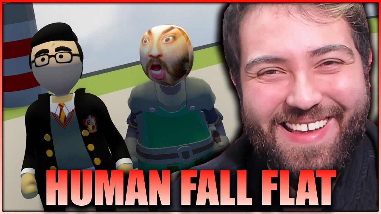 GÜLMEKTEN ÖLDÜREN OYUN |  HUMAN FALL FLAT [ FİZİK OYUNU ] | HAN KANAL GİTARİSTV