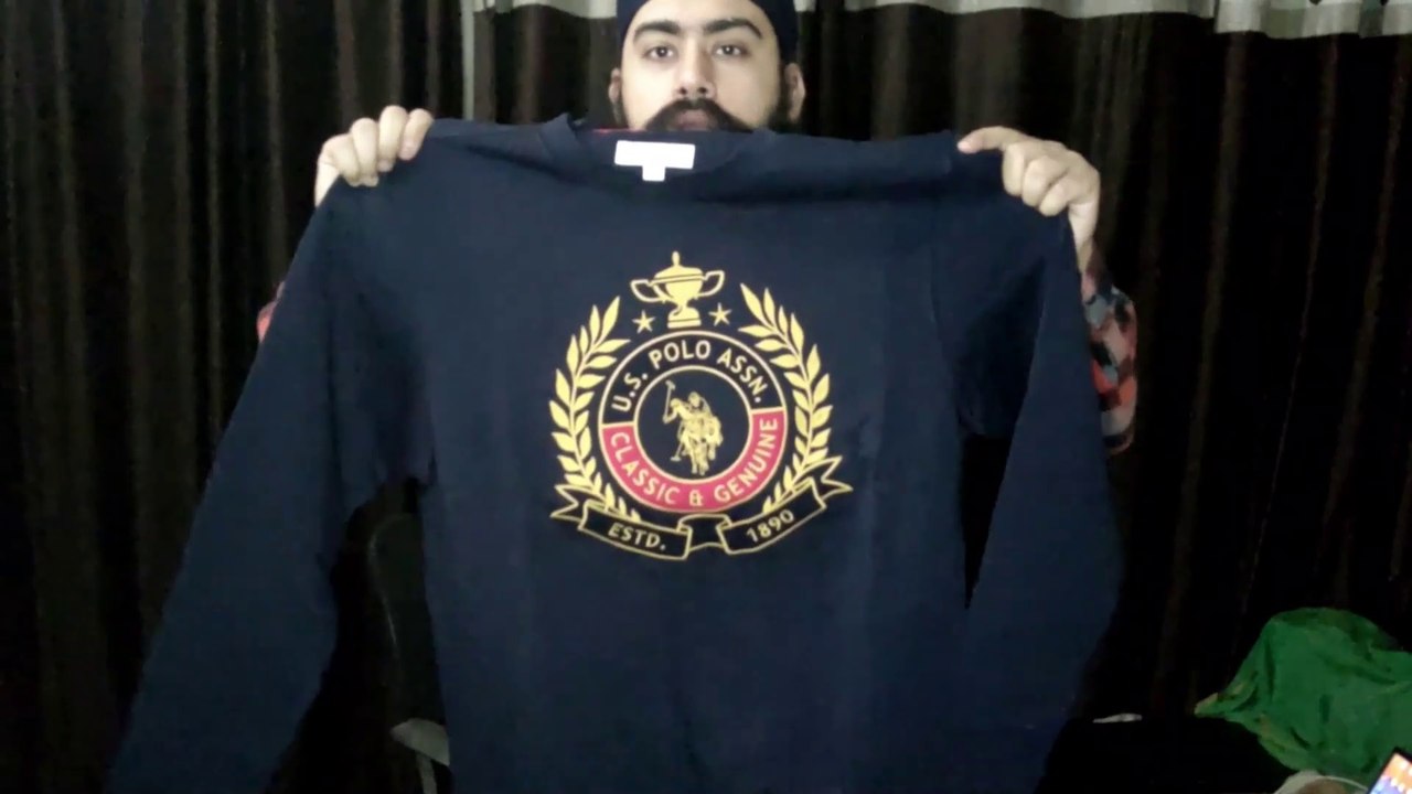 #U.S. #Polo Assn.Men Navy Blue #Embroidered #Sweatshirt review #myntra  #End of Reason sale #eors