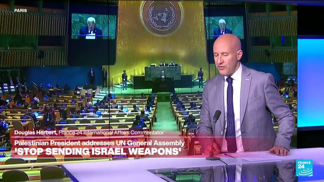 Abbas urges UN to stop the war in Gaza in General Assembly speech