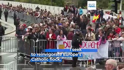 Pope Francis begins tour through heart of Europe to promote peace and boost his dwindling flock