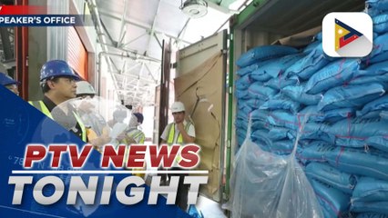 Speaker Romualdez leads inspection of container port