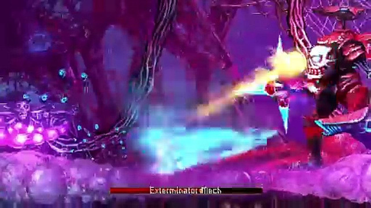 Im 2D-Platformer Valfaris müsst ihr gegen mächtige Gegner kämpfen