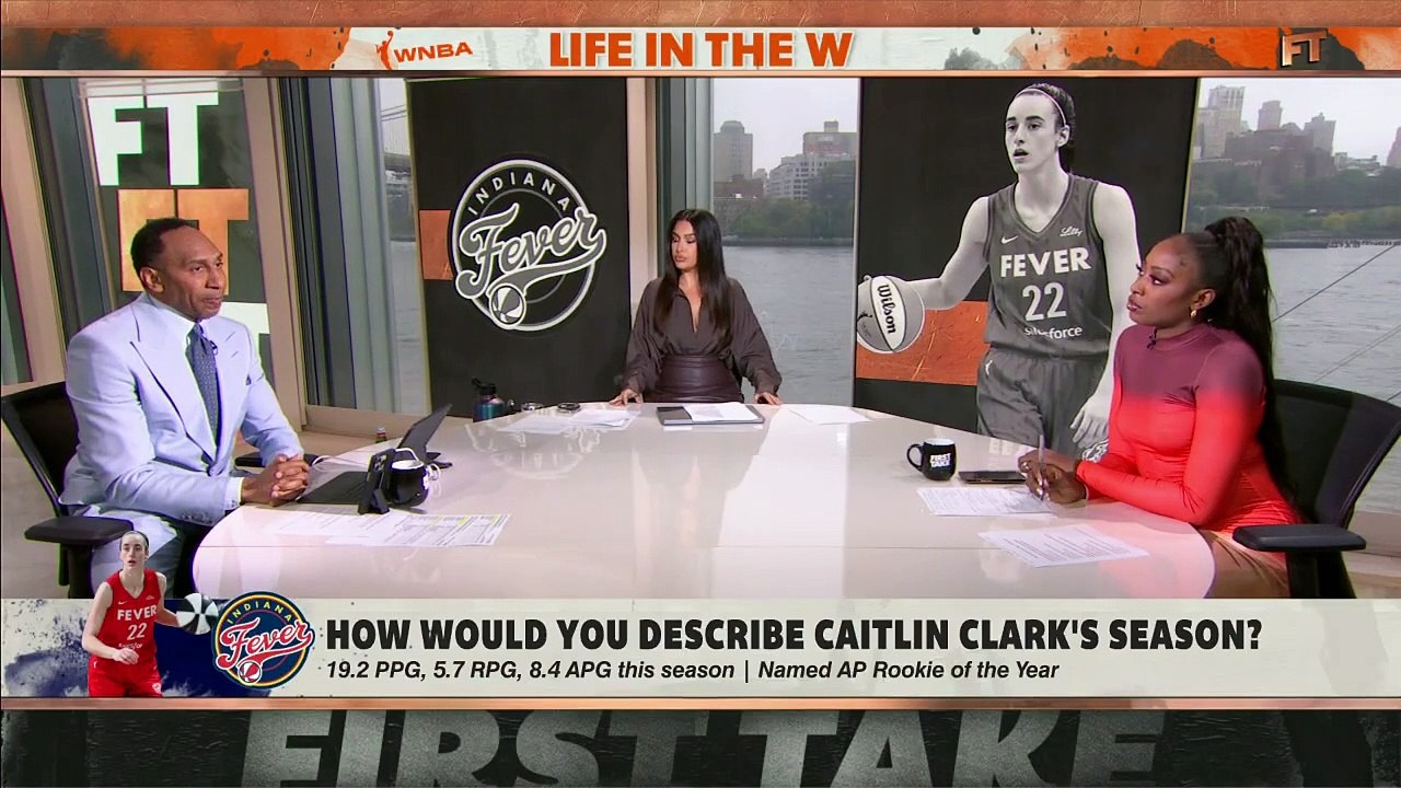 ESPN FIRST TAKE TODAY - Stephen A. & Chiney Ogwumike describe Caitlin Clark's WNBA rookie season