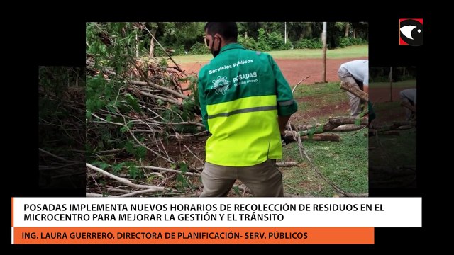 Posadas implementa nuevos horarios de recolección de residuos en el microcentro para mejorar la gestión y el tránsito