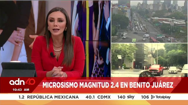 ¡Última Hora! Microsismo de magnitud 2.4 en Benito Juárez