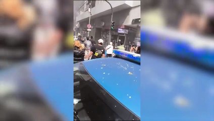 Importante incendio de local sobre Castelli a metros de Bartolomé Mitre