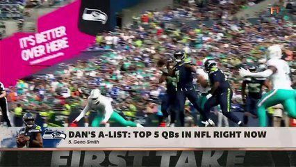 ESPN FIRST TAKE TODAY - No Patrick Mahomes? No Joe Burrow? No Lamar Jackson?!  Dan's A-List of the Top 5 QBs!