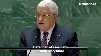 La súplica del presidente palestino ante la Asamblea de la ONU: “Detengan el genocidio, dejen de enviar armas a Israel”