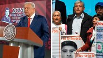 AMLO admite complicaciones en caso Ayotzinapa y asegura que Claudia Sheinbaum continuará la búsqueda de los 43 estudiantes