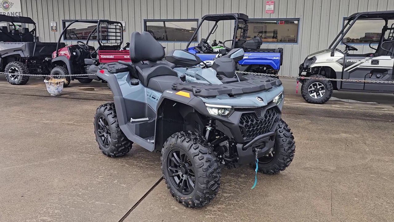 NEW 2024 CFMOTO CFORCE 800 TOURING WALK-AROUND IN GREY
